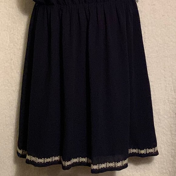 SUPER B -WOMEN'S NAVY BLUE DRESS SIZE LARGE - Picture 5 of 5